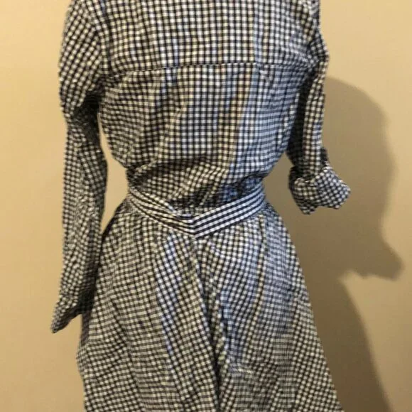 Black & White Checkered Swing Dress - Picture 3 of 10